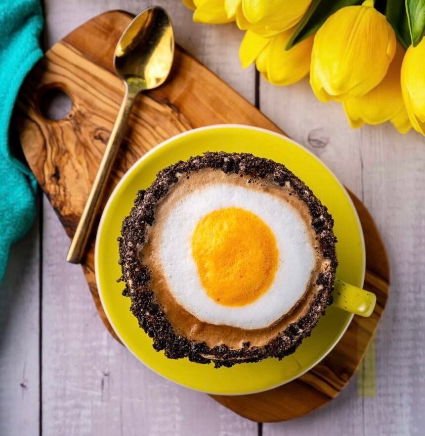 eggs and coffee spot.